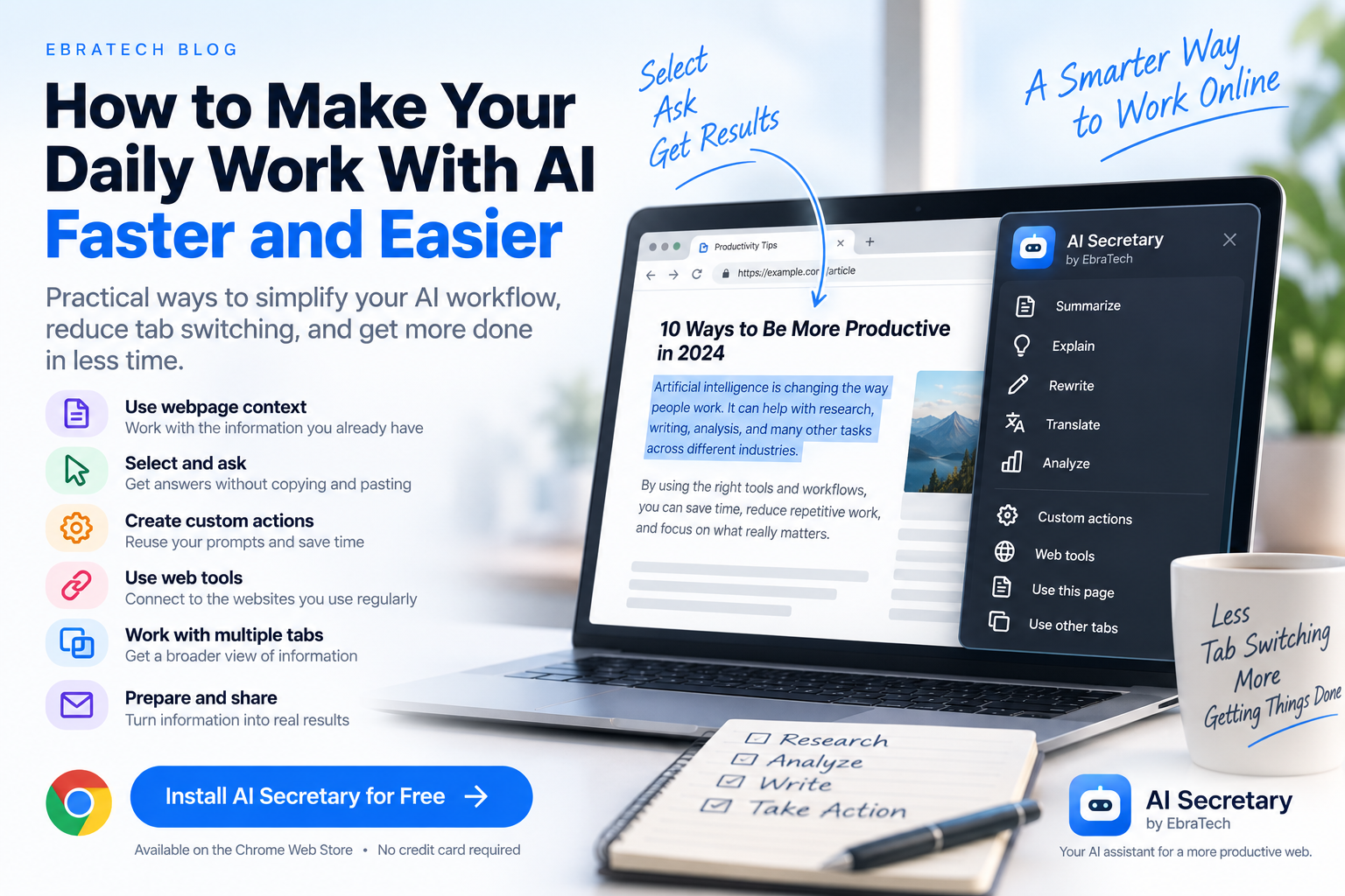 How to Make Your Daily Work With AI Faster and Easier