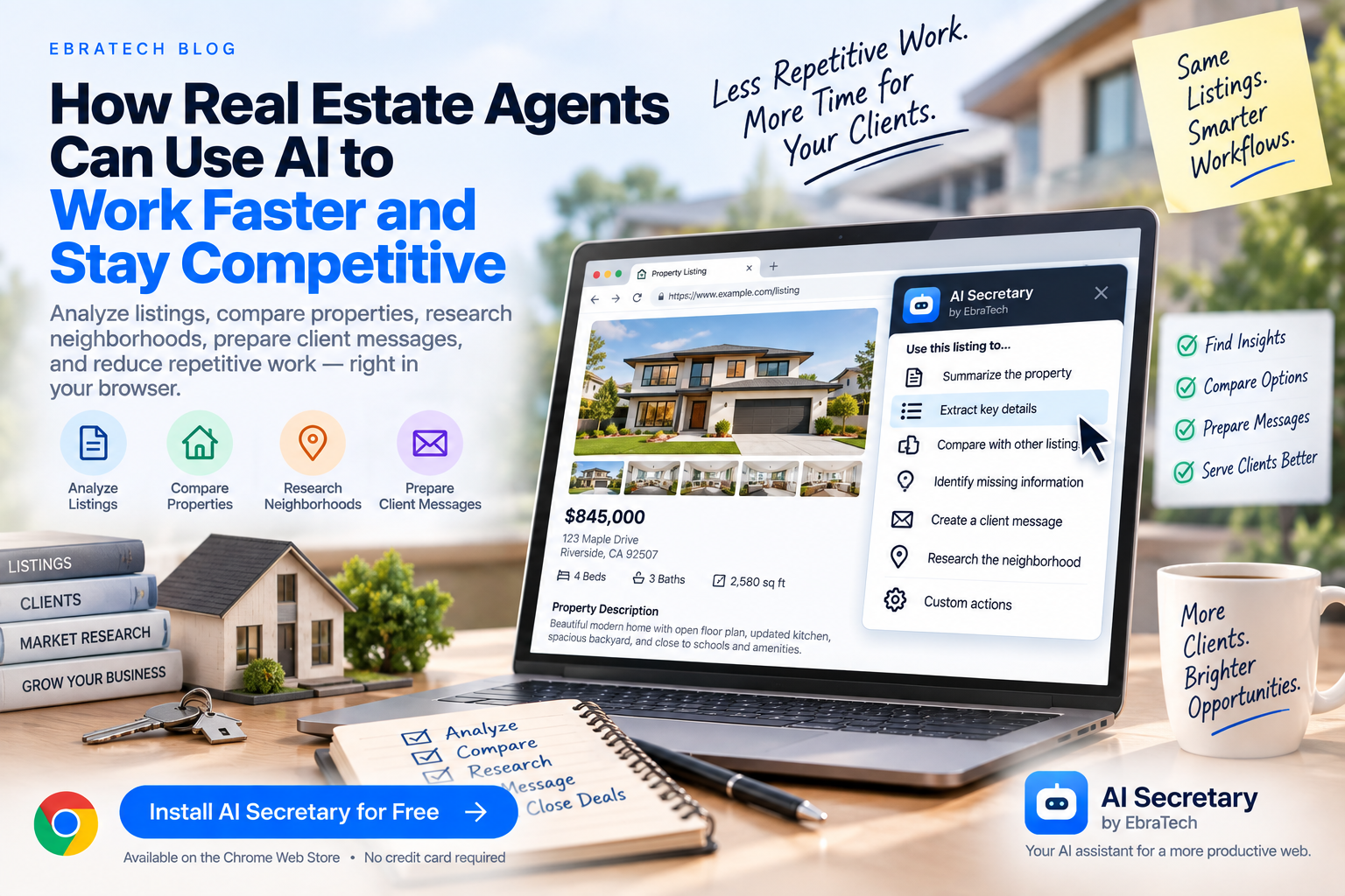 How Real Estate Agents Can Use AI to Work Faster and Stay Competitive