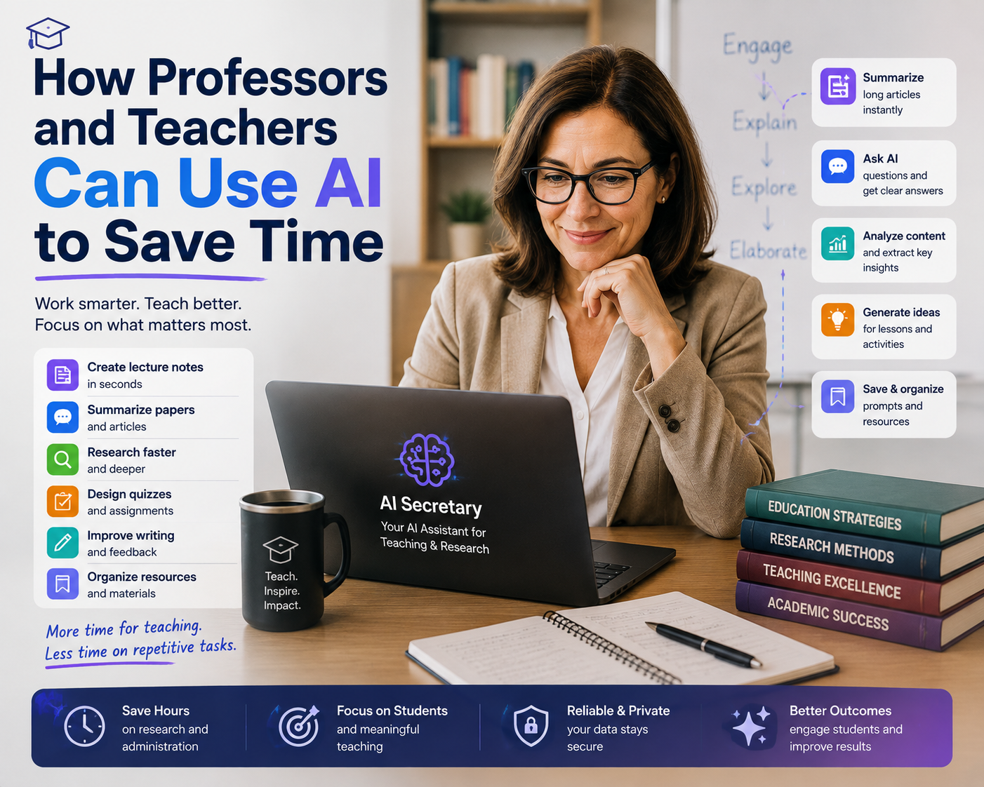 How Professors and teachers Can Use AI to Study and Research More Effectively