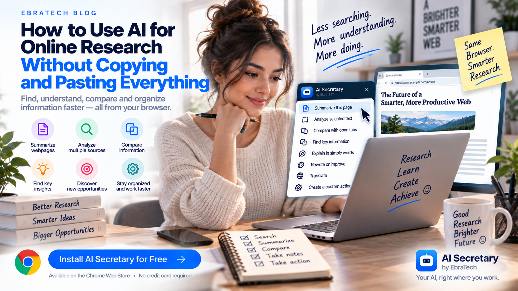 How to Use AI for Online Research Without Copying and Pasting Everything